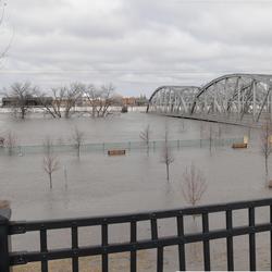 Image: Sorlie Bridge Flooded