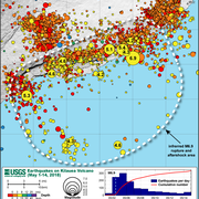 hypothesis examples for earthquakes image related to volcanoes. See description