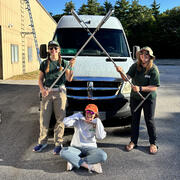 Members of the Connecticut Soils PFAS Team before going on a field test.