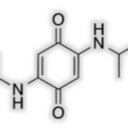 Illustration of the chemical structure of 6PPD-Quinone