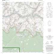 Custom 25K Recreation Topo map of the Grand Canyon National Park area