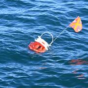 equipment floating in the ocean