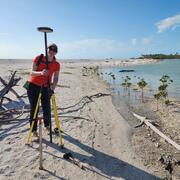 Elevation data collected on Silver Key, FL.