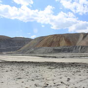 mine waste pile