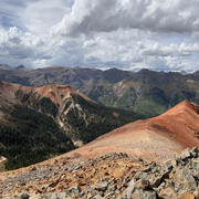 weathered mountain mining district