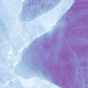 Satellite image of an ice shelf
