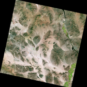 Landsat 9 image of the diverse landscapes of the desert southwest United States