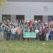 Pennsylvania Water Science Center Staff photographed on lawn in front of building