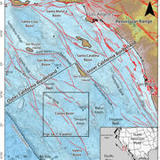 Regional bathymetric map of Southern California and California Continental Borderland