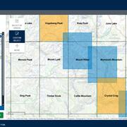 topoBuilder interface with maps selected