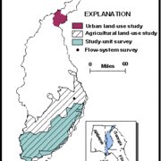 Groundwater Study Area Map, Apalachicola-Chattahoochee-Flint River Basin