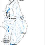 Location of Study Area, Apalachicola-Chattahoochee-Flint River Basin