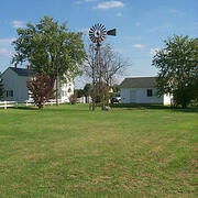 A historical well in Clarke County, Virginia with its original windmill pump system