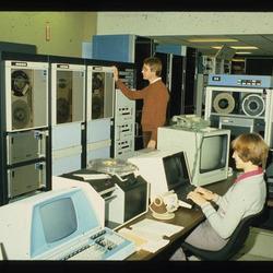 1980 photo of USGS EROS Digital Image Processing System 