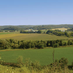 Photo of farms in the Black Earth Creek watershed, Wis.