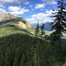Absaroka Mountains in northeastern Yellowstone National Park