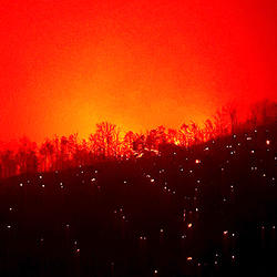 why is climate change happening essay Smoky Mountain fires on the night of Nov. 28, 2016