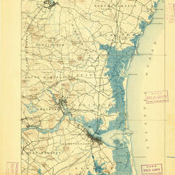 Browse Image of 1890 Historical Topographic Map 