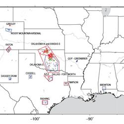 Research has identified 17 areas in the central and eastern United States with increased rates of induced seismicity. 