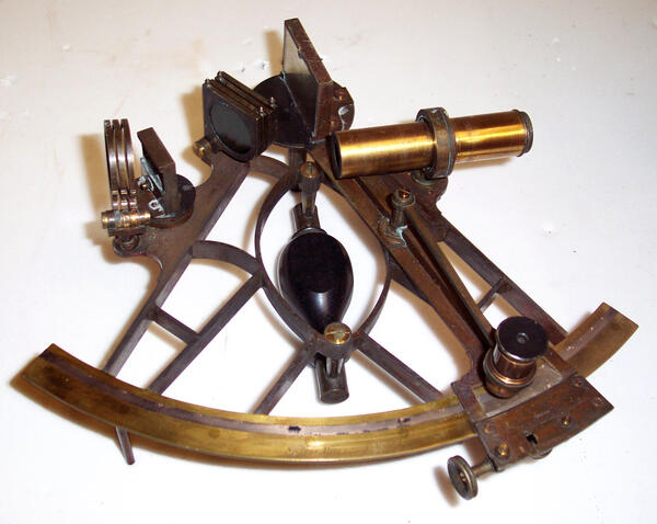 Image: Quintant Sextant or Lattice Sextant