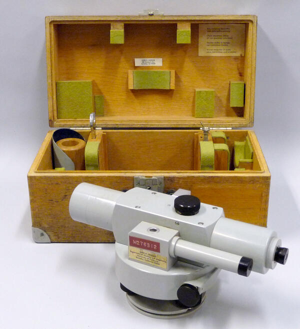 Image: Surveyor's Level used by Luna Leopold