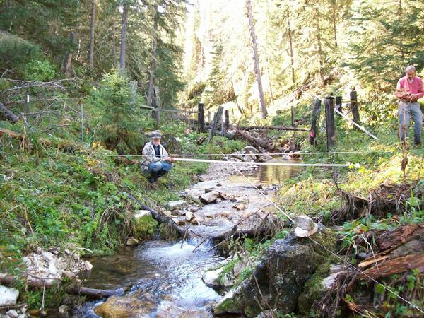 Image: Slope-Area Measurements in Northern Black Hills, SD