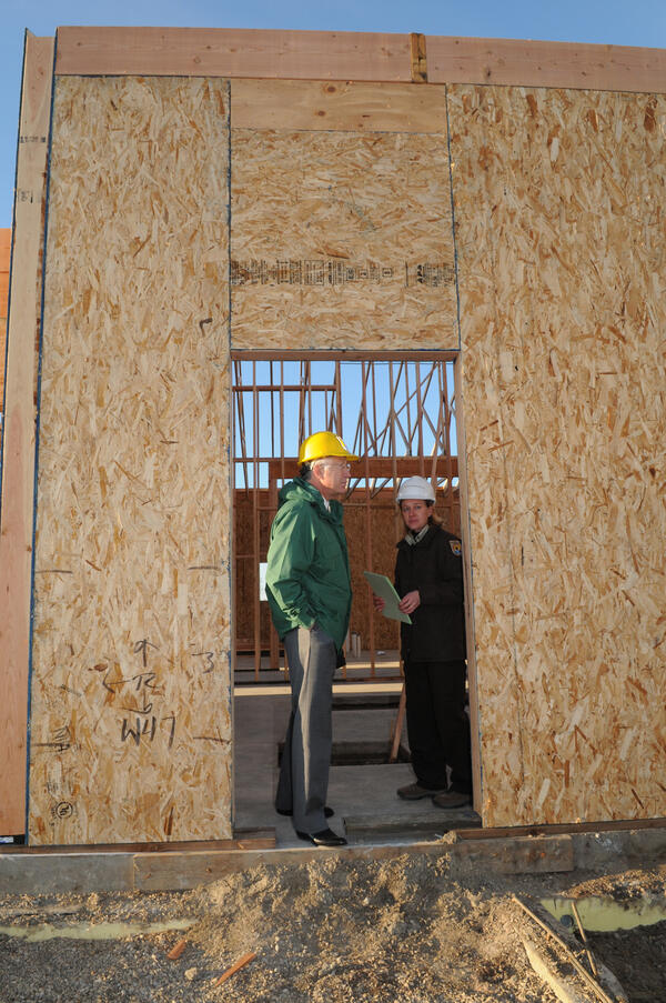 Image: Secretary Salazar Arriving at the Refuge