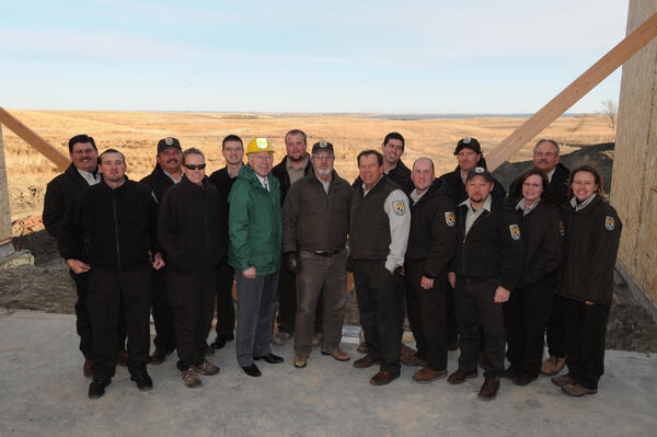Image: Secretary Salazar with FWS Staff
