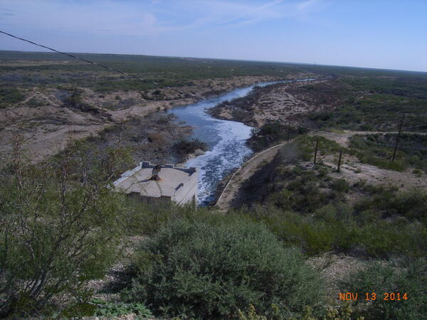 Red Bluff Reservoir - Outfall to the Pecos River