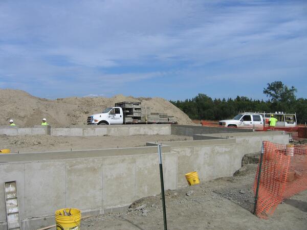 Image: Foundation at Visitor Center