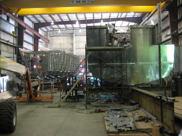 Image: Both Vessels in the Construction Building