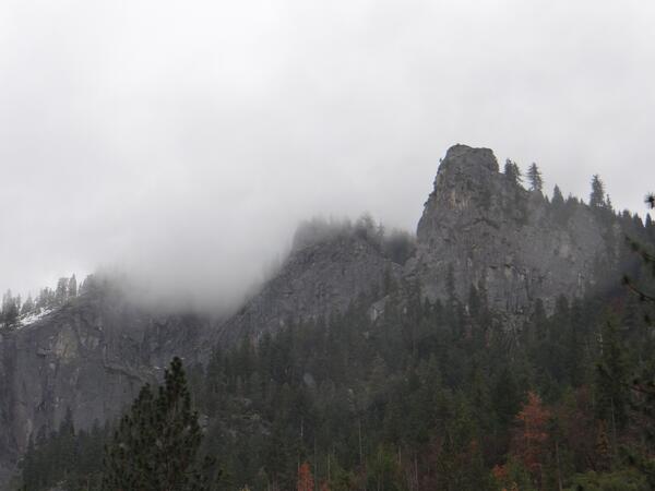 Image: Lower Cathedral Rock in Fog