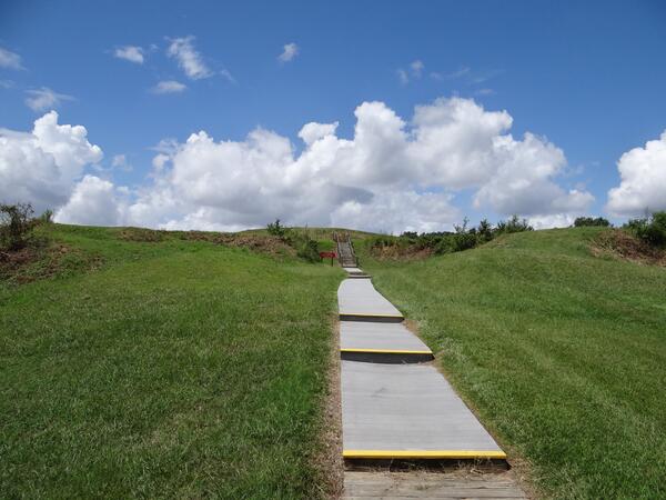 Image: Stairs Ascending Mound A