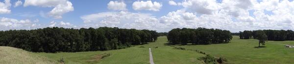 Image: Panorama of View from Mound A to the East