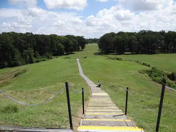 Image: Crest of Mound A Looking East