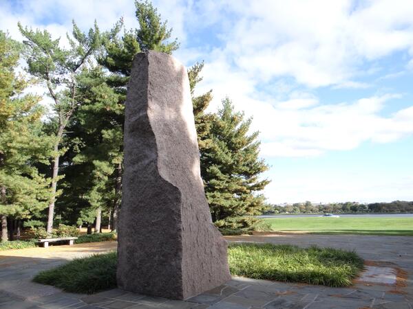 Image: Granite Monument at the LBJ Memorial