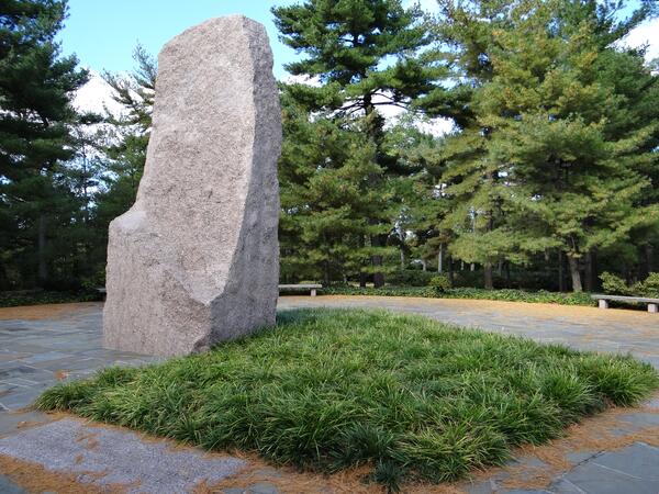 Image: Granite Monument at the LBJ Memorial