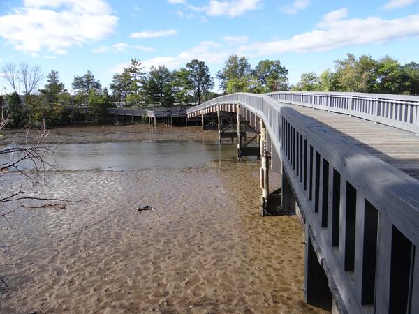 Image: Footbridge over the Boundary Channel of the Potomac River