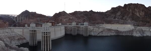 Image: Hoover Dam Intake Towers Panorama