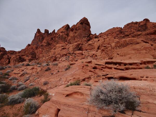 Image: Sandstone Monoliths in the Valley of Fire