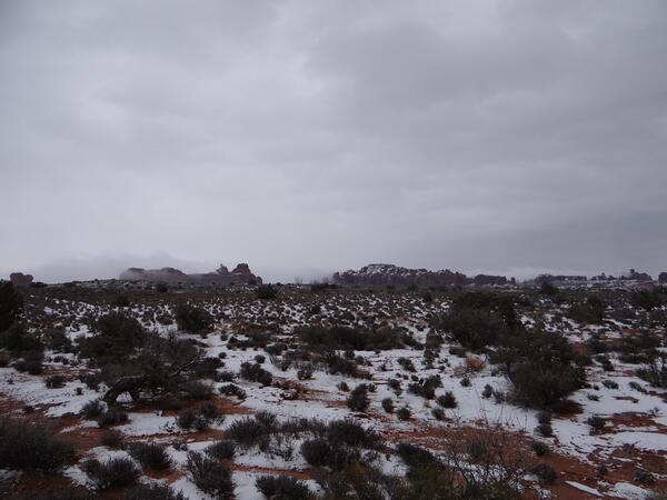 Image: Snow in Arches