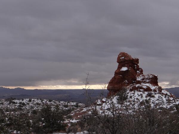 Image: Sandstone in Snow