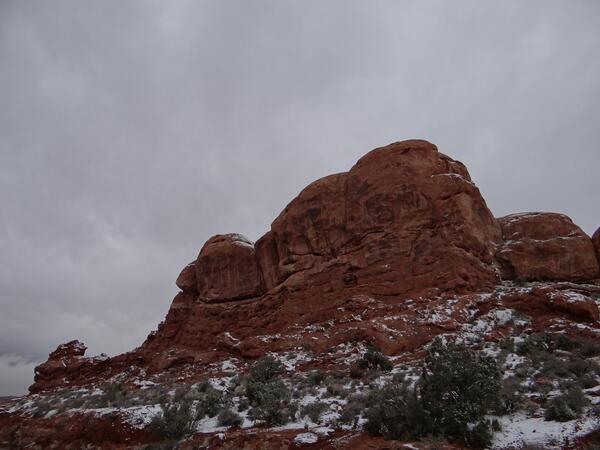 Image: Sandstone in Snow