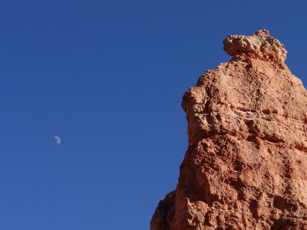 Image: Sandstone and Moon
