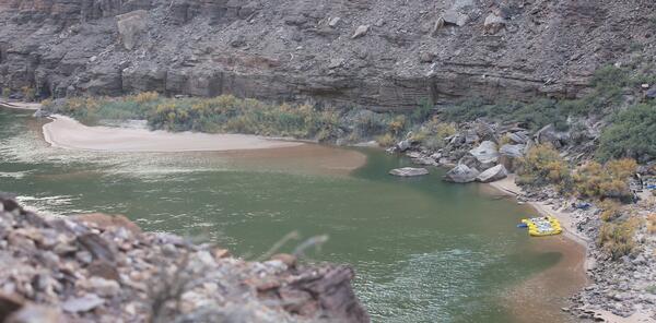 Image: Sandbar in Grand Canyon