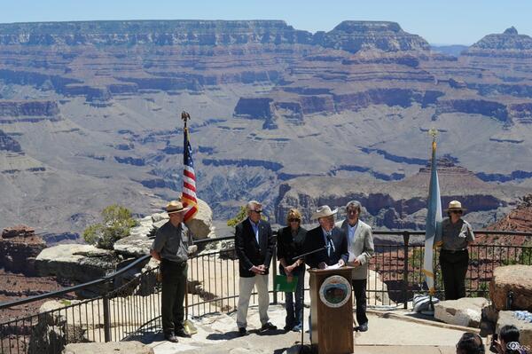 Image: Secretary Salazar's Remarks from Mather Point