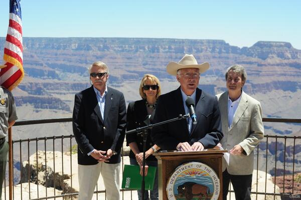 Image: Secretary Salazar's Remarks from Mather Point