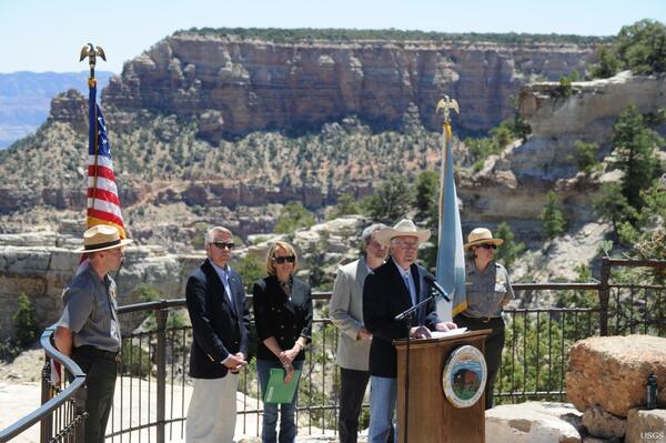 Image: Secretary Salazar's Remarks from Mather Point