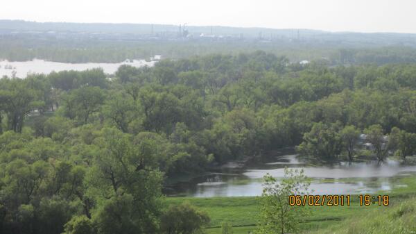 Image: Missouri River from Chief Lookings'  Village