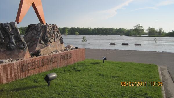 Image: Rising Water at Keelboat Park